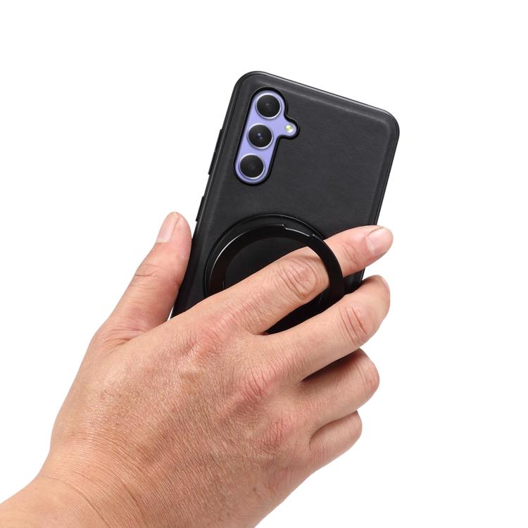 For Samsung Galaxy A55 5G Denior A14 Skin Feel Rotating Holder MagSafe Phone Case