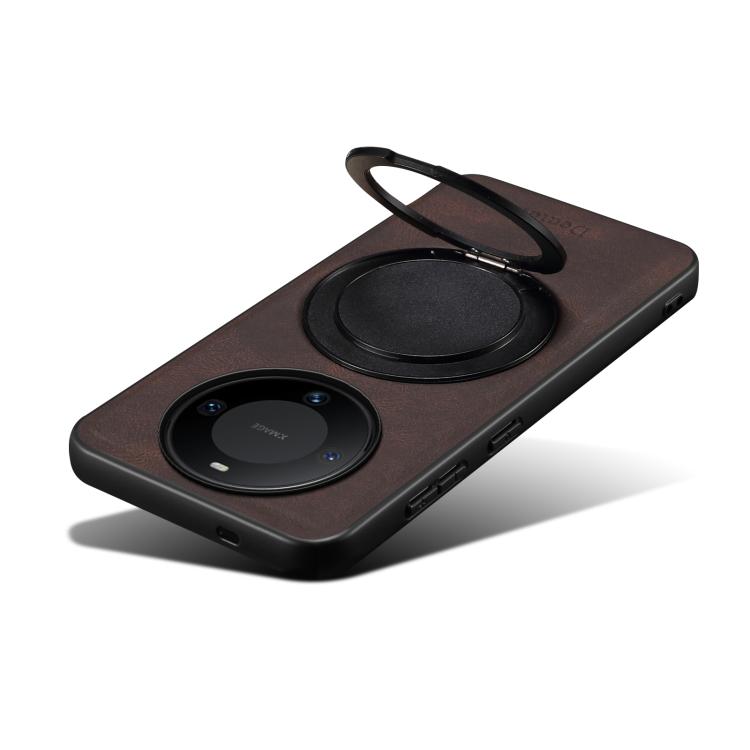 For Huawei Mate 60 Denior A14 Skin Feel Rotating Holder MagSafe Phone Case