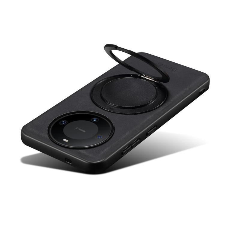 For Huawei Mate 60 Denior A14 Skin Feel Rotating Holder MagSafe Phone Case