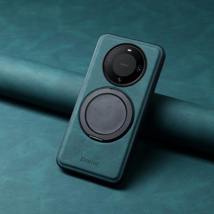 For Huawei Mate 60 Pro / 60 Pro+ Denior A14 Skin Feel Rotating Holder MagSafe Phone Case