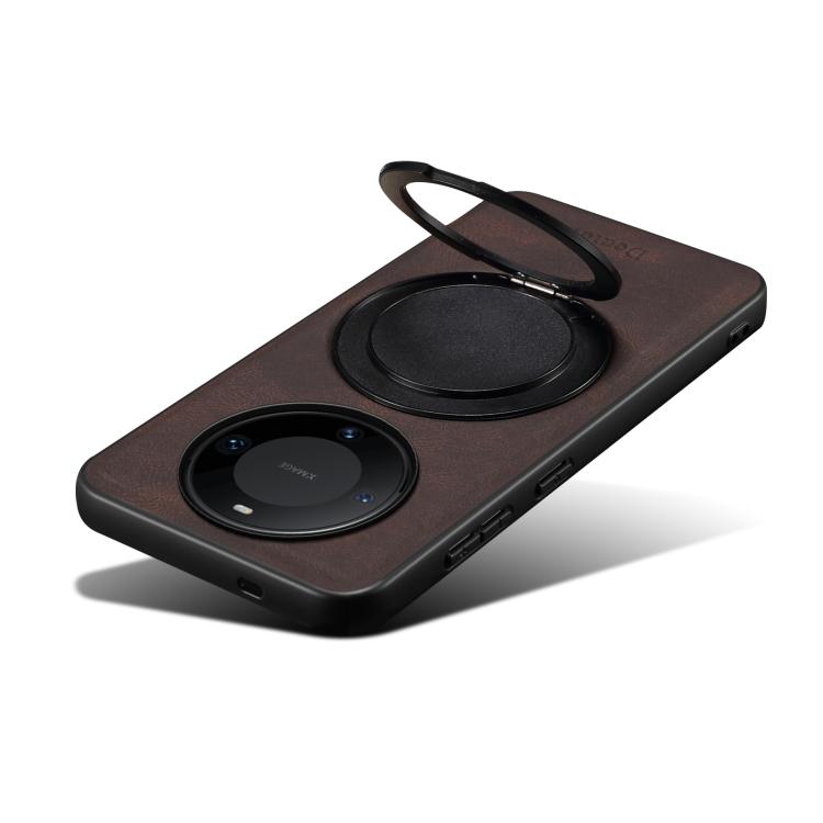 For Huawei Mate 60 Pro / 60 Pro+ Denior A14 Skin Feel Rotating Holder MagSafe Phone Case