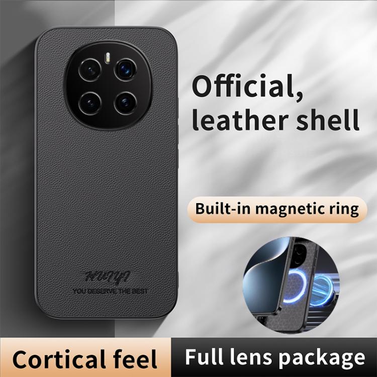 For Honor Magic7 HUIYI Leather Magnetic Phone Case