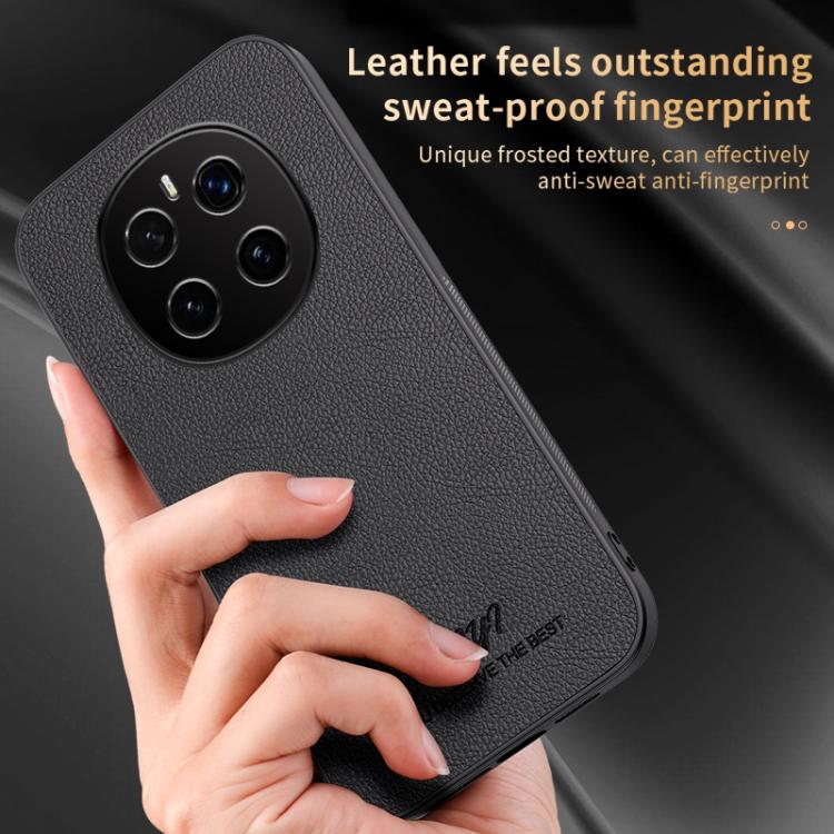 For Honor Magic7 HUIYI Leather Magnetic Phone Case