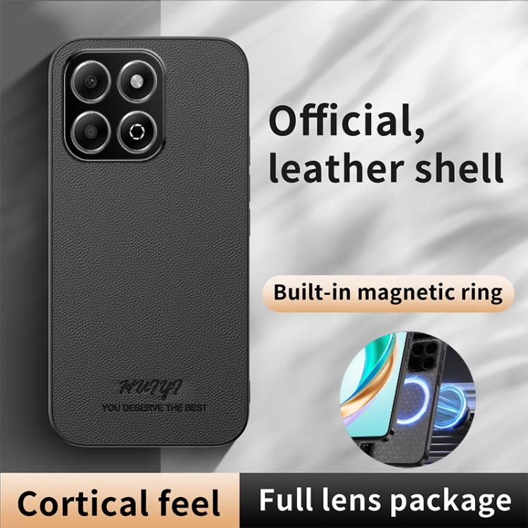 For Honor X6b HUIYI Leather Magnetic Phone Case