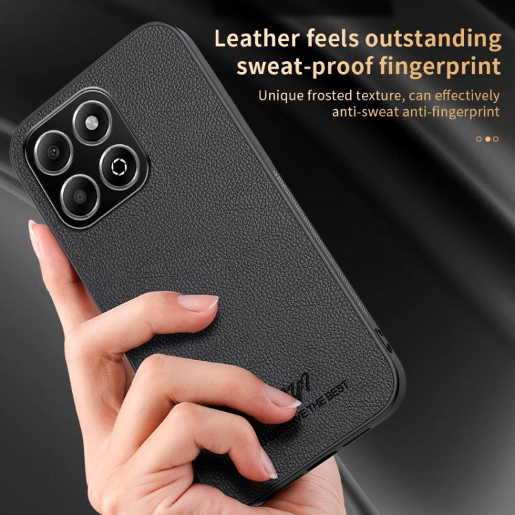 For Honor X6b HUIYI Leather Magnetic Phone Case