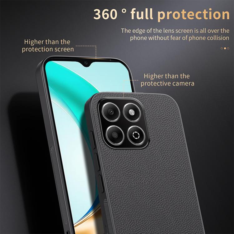 For Honor X6b HUIYI Leather Magnetic Phone Case