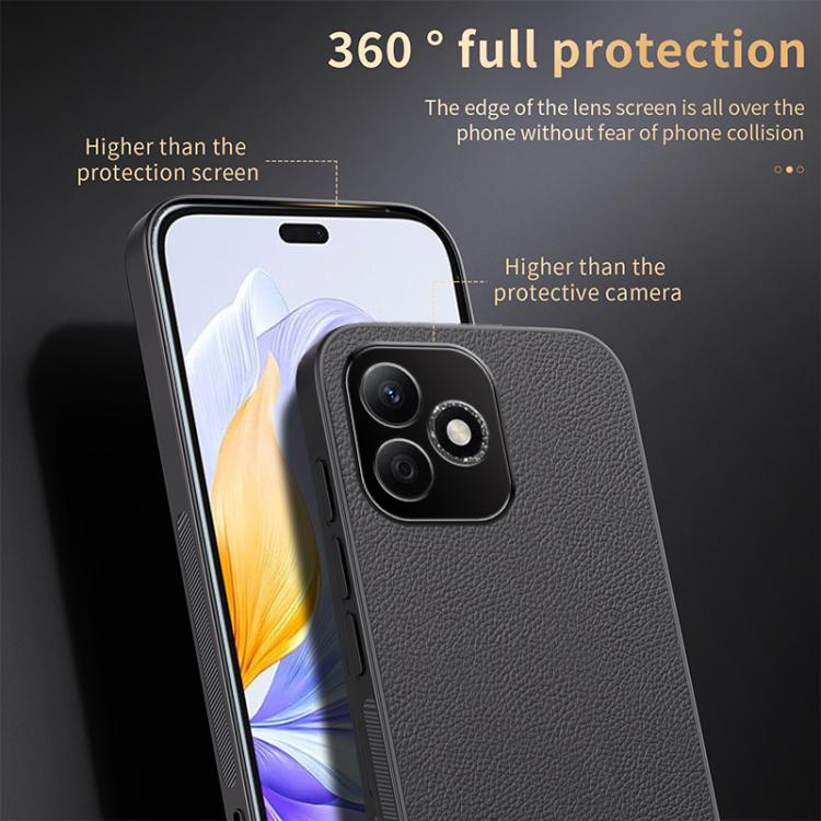 For Honor X60i HUIYI Leather Magnetic Phone Case