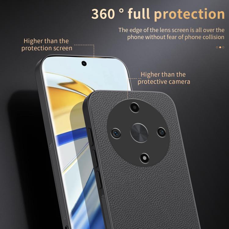 For Honor X9b HUIYI Leather Magnetic Phone Case