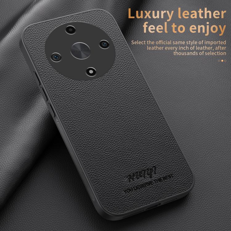 For Honor X9b HUIYI Leather Magnetic Phone Case