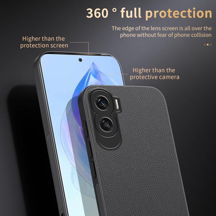 For Honor 90 Lite HUIYI Leather Magnetic Phone Case