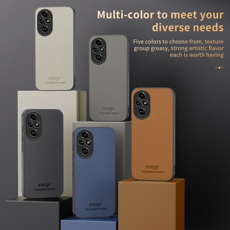 For Honor 200 HUIYI Leather Magnetic Phone Case