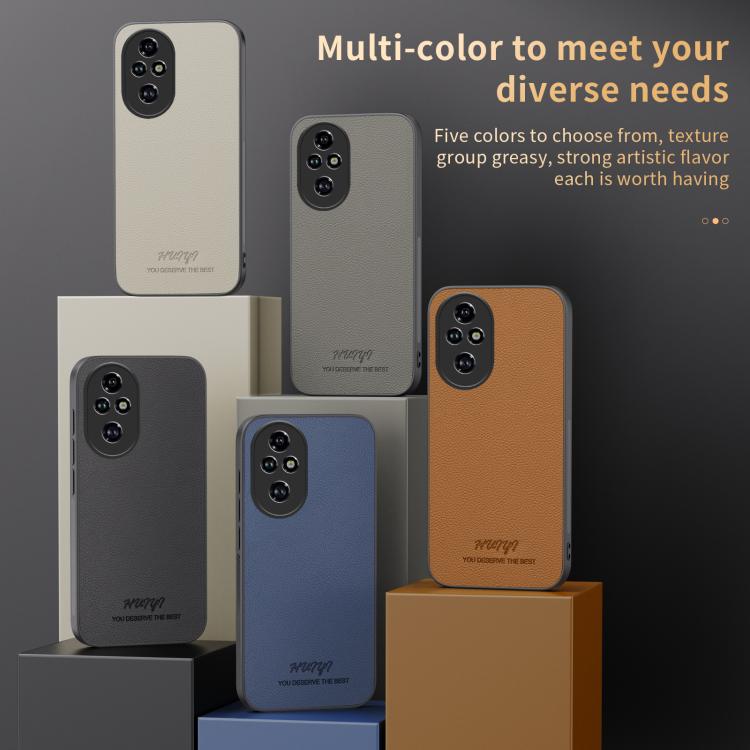 For Honor 200 Pro HUIYI Leather Magnetic Phone Case