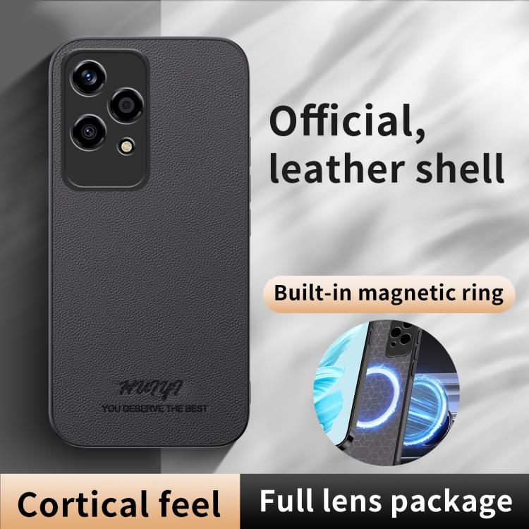 For Honor 200 Lite Global HUIYI Leather Magnetic Phone Case