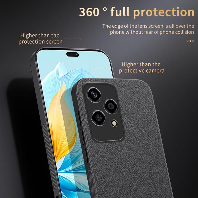 For Honor 200 Lite Global HUIYI Leather Magnetic Phone Case