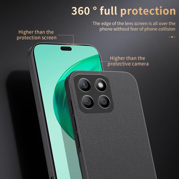 For Honor X8b HUIYI Leather Magnetic Phone Case