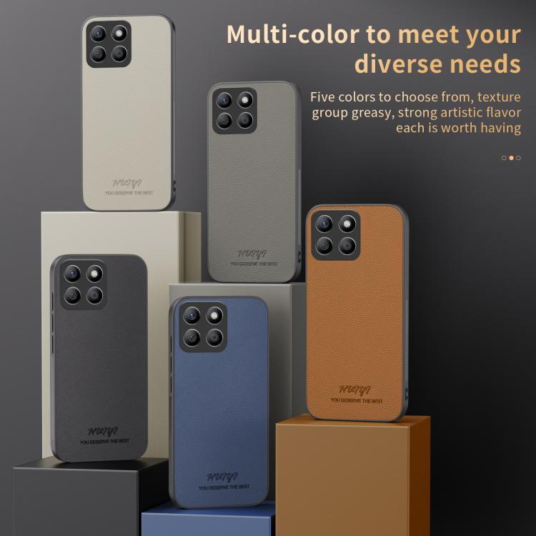 For Honor X8b HUIYI Leather Magnetic Phone Case