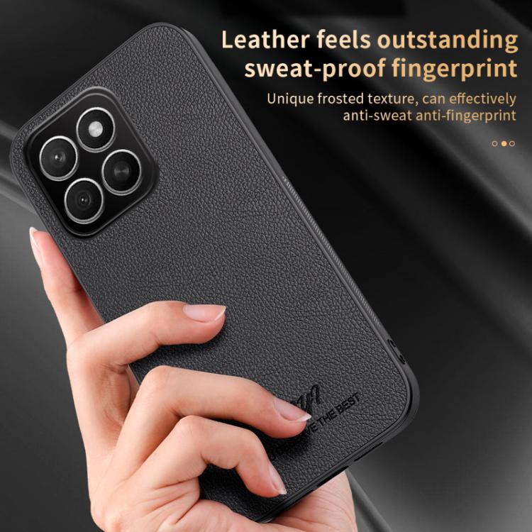 For Honor X8c 4G HUIYI Leather Magnetic Phone Case