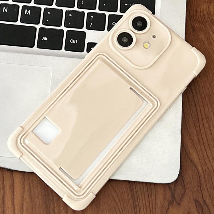 For iPhone 11 Macaron Color Side Card Slot TPU Phone Case