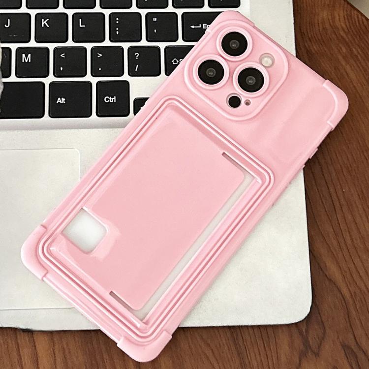 For iPhone 12 Pro Max Macaron Color Side Card Slot TPU Phone Case