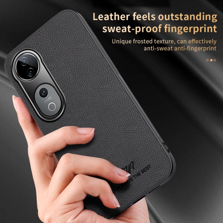 For vivo S19 Pro HUIYI Leather Magnetic Phone Case