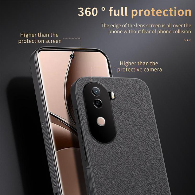 For vivo V40e HUIYI Leather Magnetic Phone Case