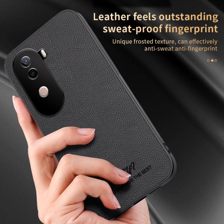For vivo V40e HUIYI Leather Magnetic Phone Case