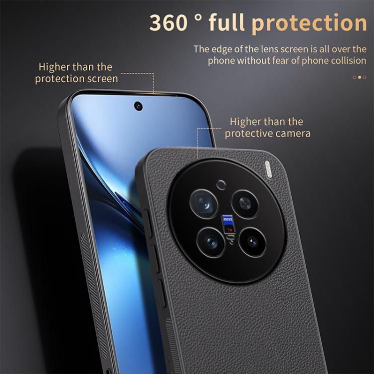 For vivo X200 Pro HUIYI Leather Magnetic Phone Case