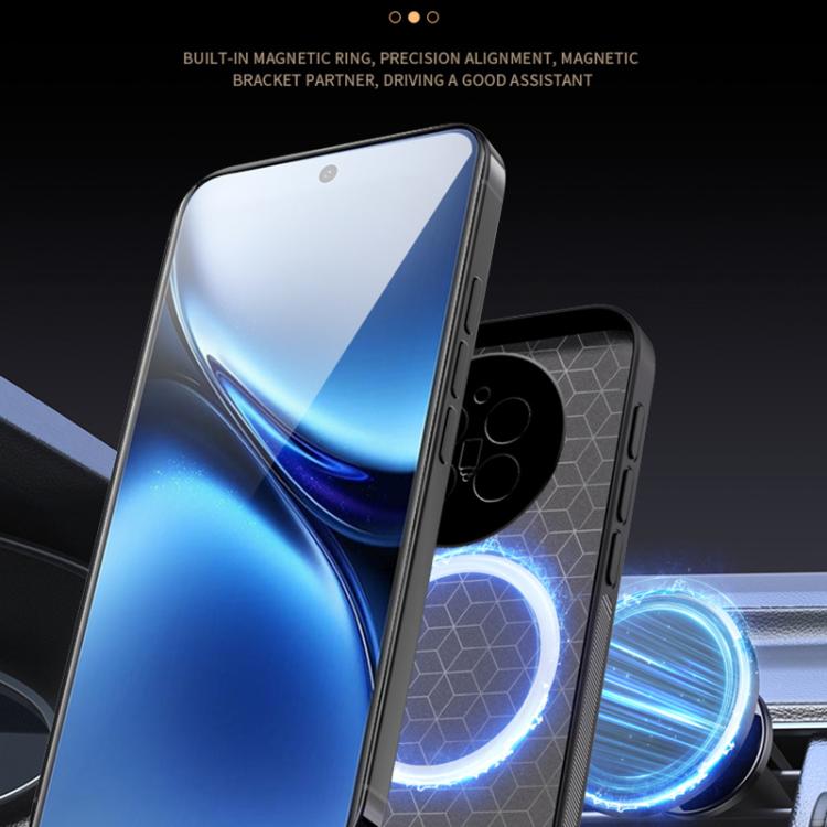 For vivo X200 Pro HUIYI Leather Magnetic Phone Case