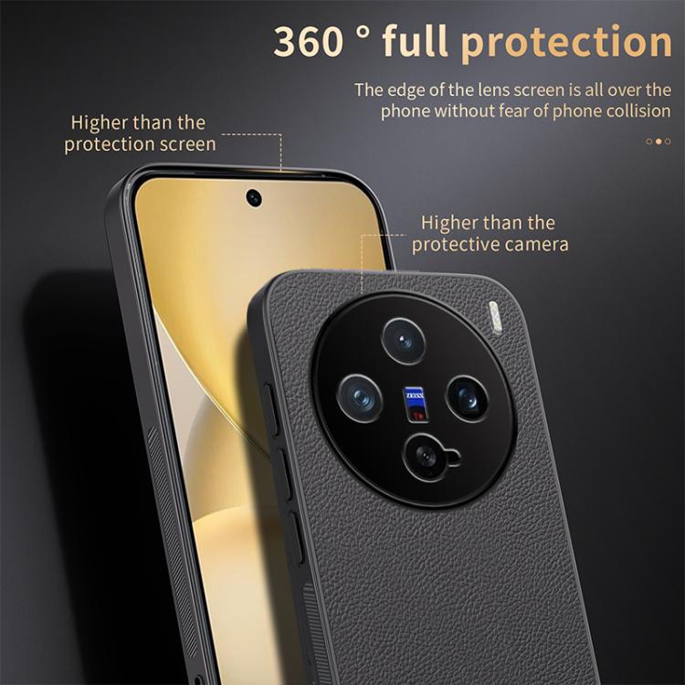 For vivo X200 Pro mini HUIYI Leather Magnetic Phone Case