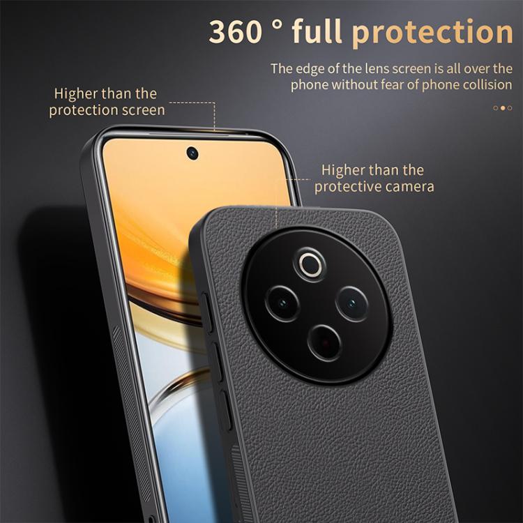 For vivo Y300 Pro HUIYI Leather Magnetic Phone Case