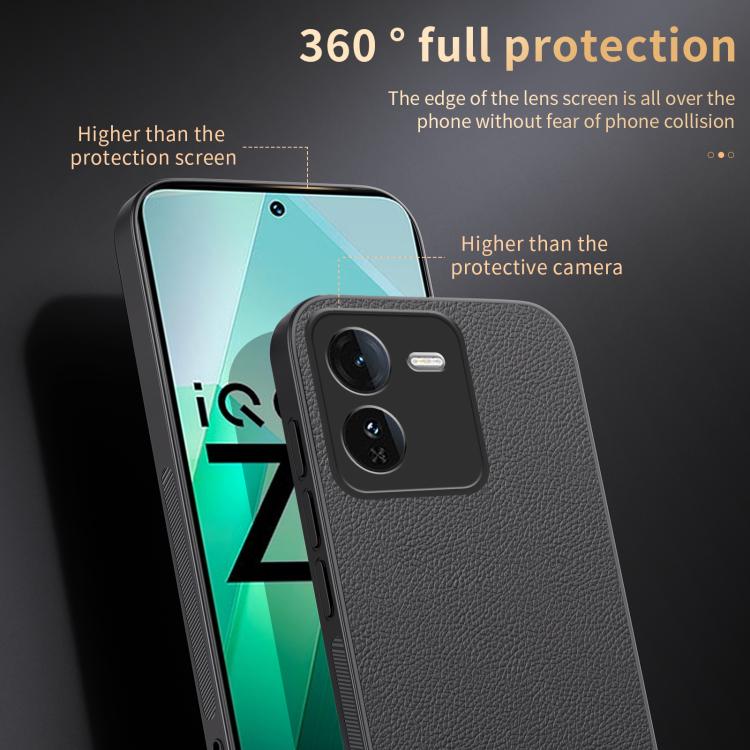 For vivo iQOO Z9 HUIYI Leather Magnetic Phone Case