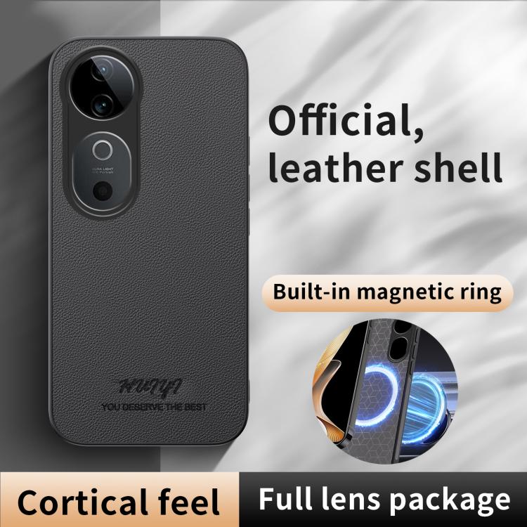 For vivo S19 HUIYI Leather Magnetic Phone Case
