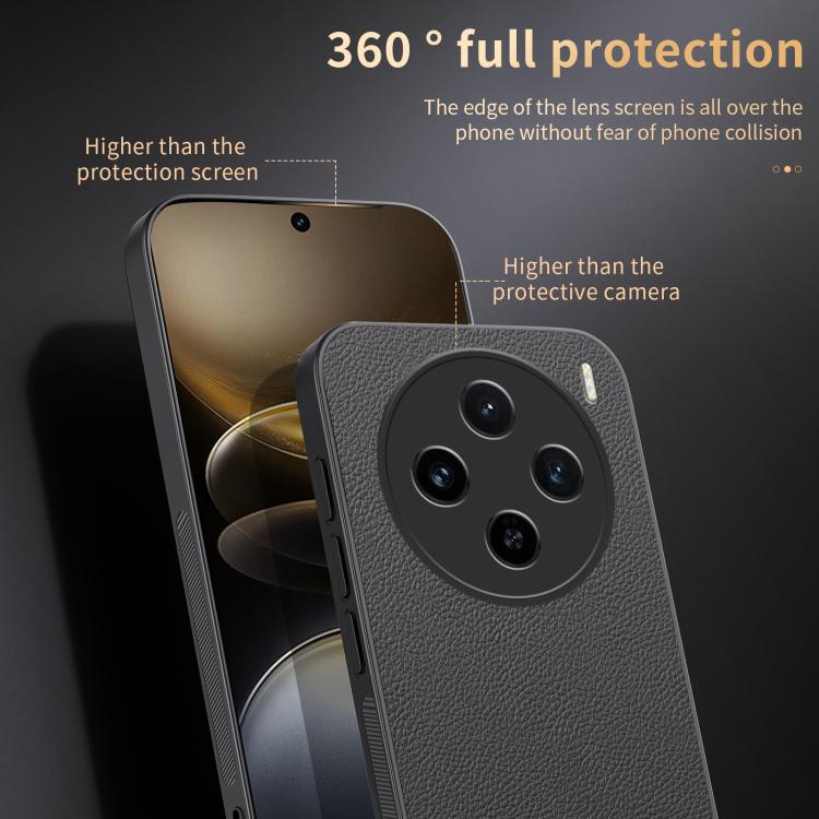 For vivo X100s HUIYI Leather Magnetic Phone Case