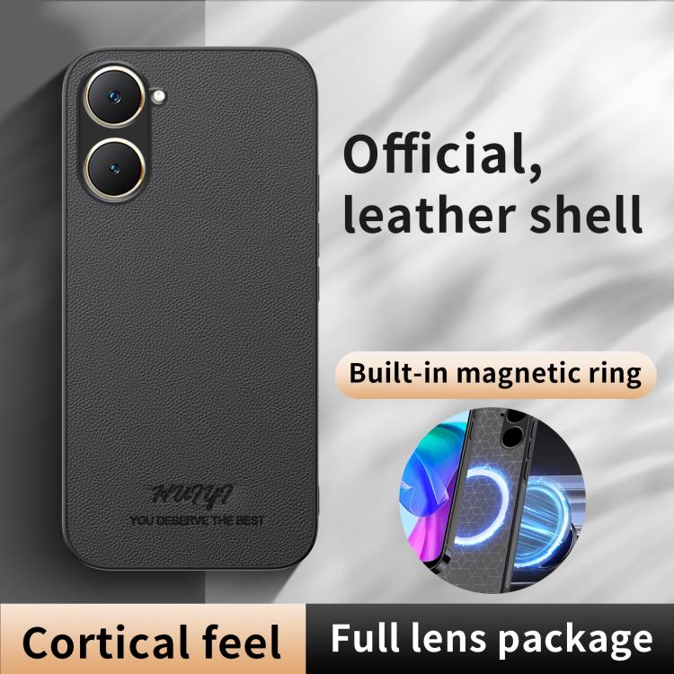 For vivo Y18 HUIYI Leather Magnetic Phone Case