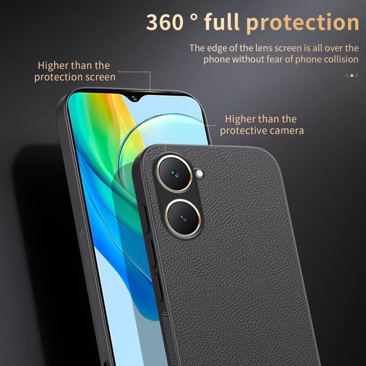 For vivo Y18 HUIYI Leather Magnetic Phone Case