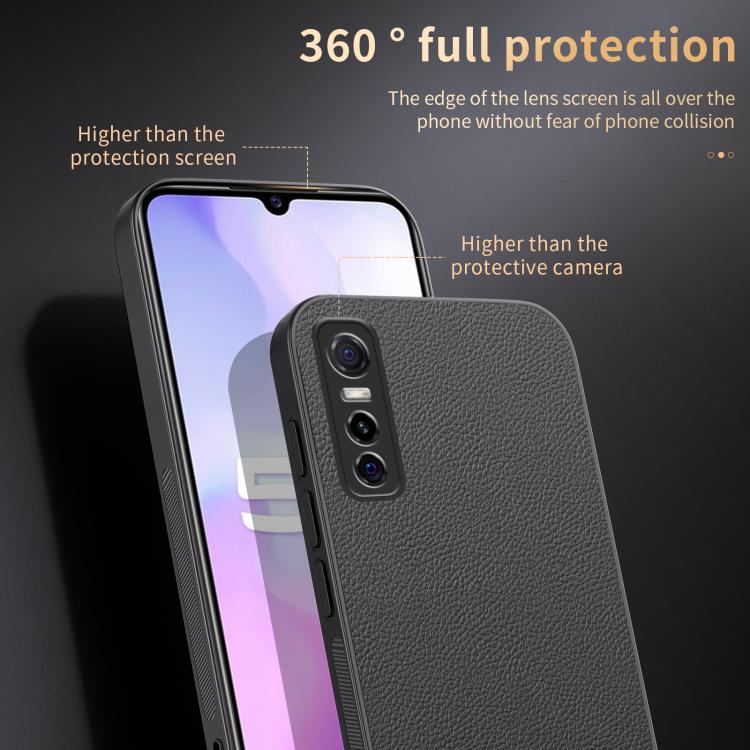 For vivo Y73s HUIYI Leather Magnetic Phone Case