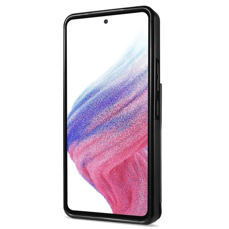For Samsung Galaxy A52 4G / 5G / A52s 5G Rhombic Dual Buckle Card Slots Phone Case with Lanyard