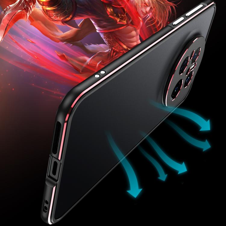 For Huawei Mate 70 Aurora Series Lens Protector + Metal Frame Phone Case