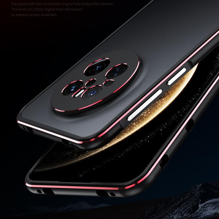 For Huawei Mate 70 Aurora Series Lens Protector + Metal Frame Phone Case