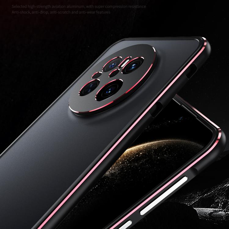 For Huawei Mate 70 Aurora Series Lens Protector + Metal Frame Phone Case