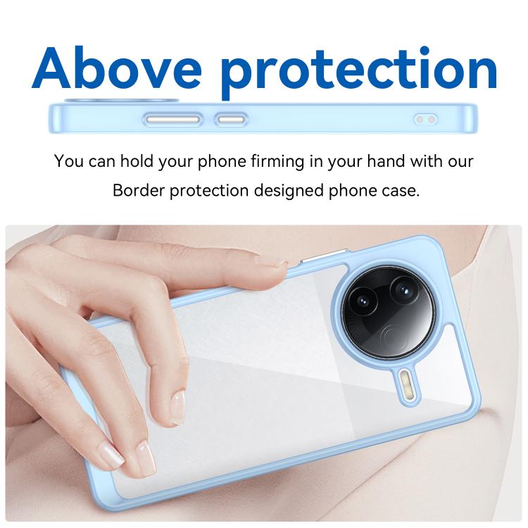 For Redmi K80 Colorful Series Acrylic Hybrid TPU Phone Case