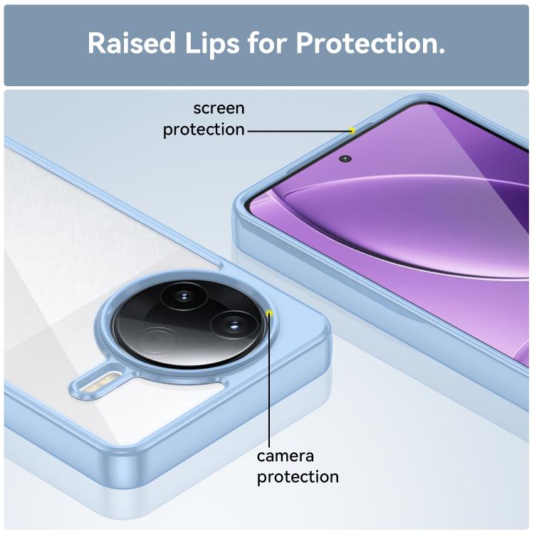 For Redmi K80 Colorful Series Acrylic Hybrid TPU Phone Case