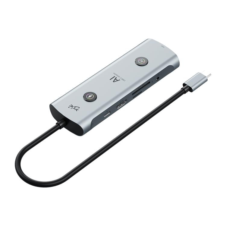YCE V172 12 in 1 USB-C / Type-C HUB Adapter AI Docking Station
