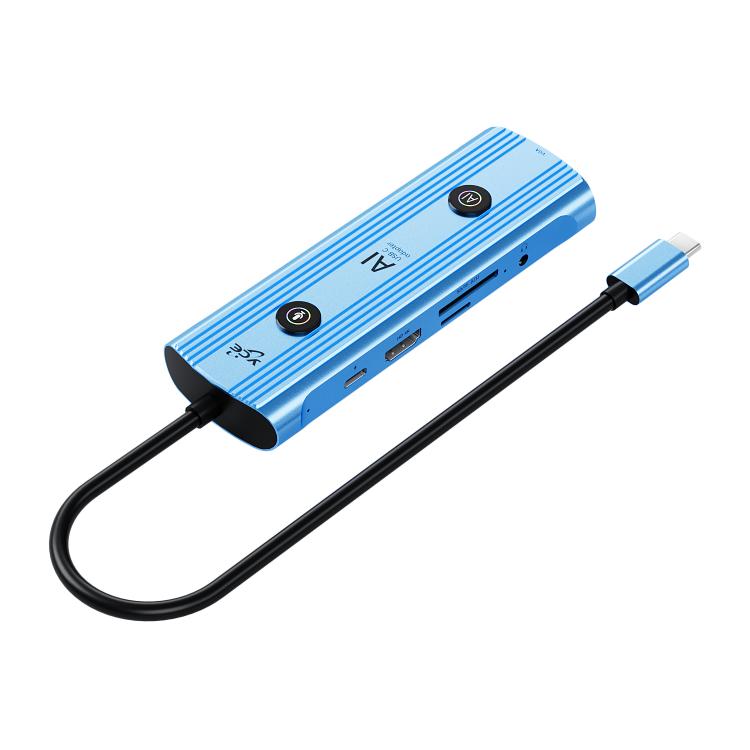 YCE V172 12 in 1 USB-C / Type-C HUB Adapter AI Docking Station