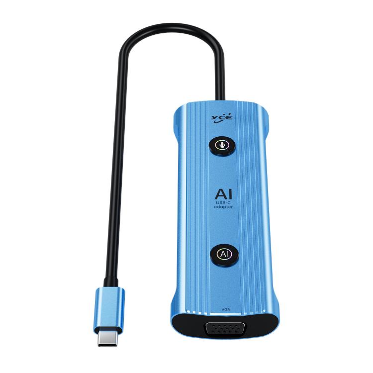 YCE V172 12 in 1 USB-C / Type-C HUB Adapter AI Docking Station