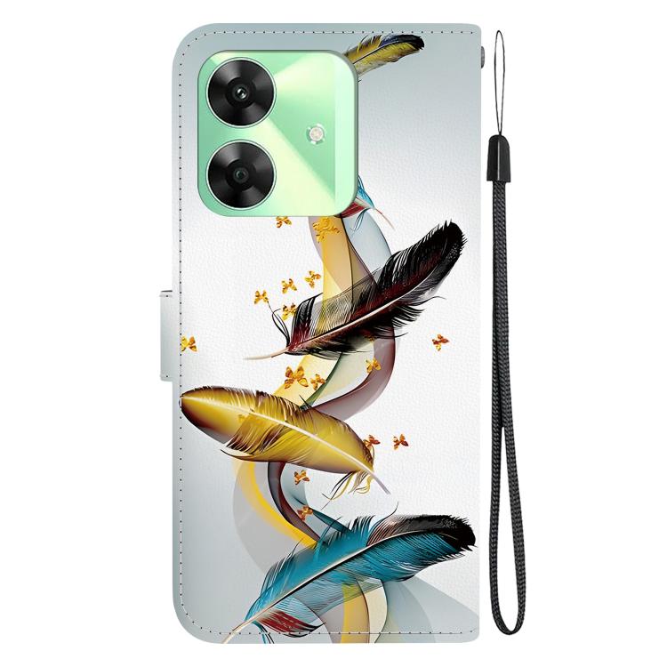 For Realme C61 / C63 / Note 60 Crystal Texture Colored Drawing Leather Phone Case