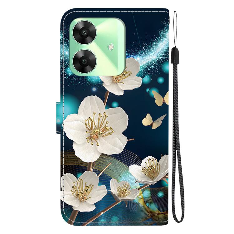 For Realme C61 / C63 / Note 60 Crystal Texture Colored Drawing Leather Phone Case