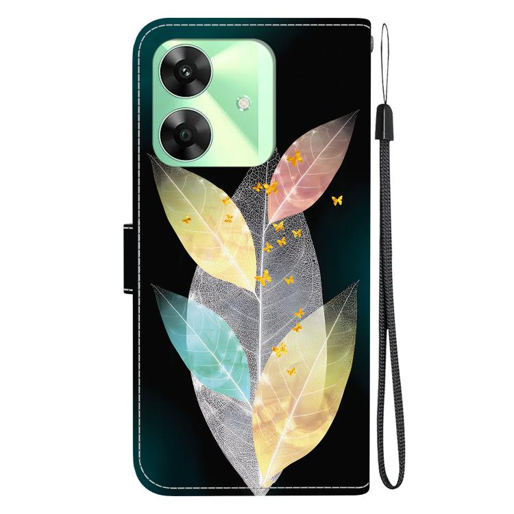 For Realme C61 / C63 / Note 60 Crystal Texture Colored Drawing Leather Phone Case