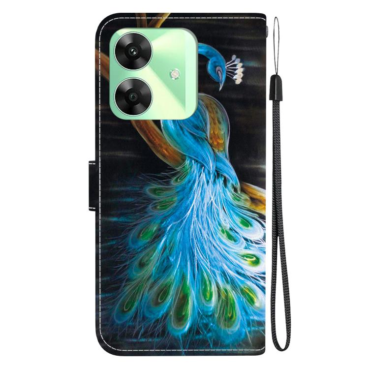 For Realme C61 / C63 / Note 60 Crystal Texture Colored Drawing Leather Phone Case