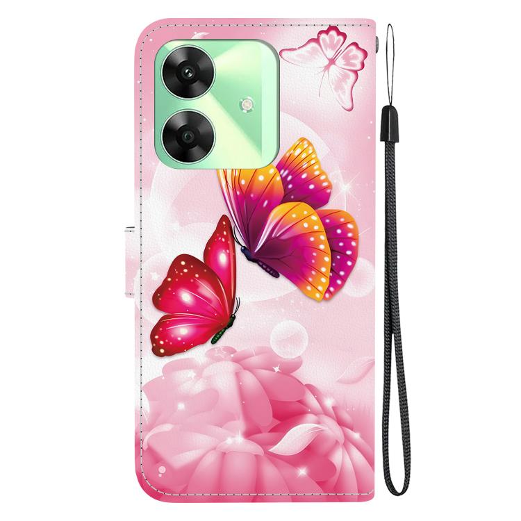 For Realme C61 / C63 / Note 60 Crystal Texture Colored Drawing Leather Phone Case
